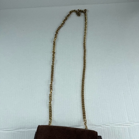 Moda Luxe Brown and Gold Crossbody Bag with Chic Design - Picture 7 of 12